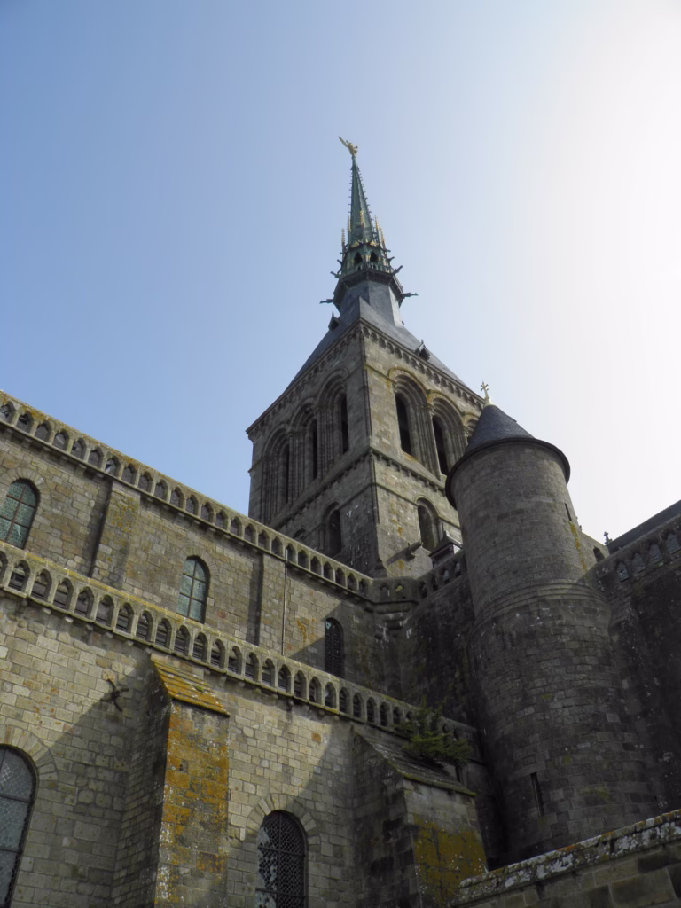 Un intérieur de l’abbaye du Mont-Saint-Michel