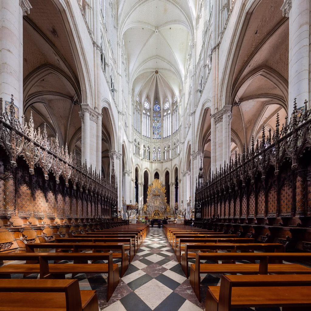 Le chœur de la cathédrale d’Amiens