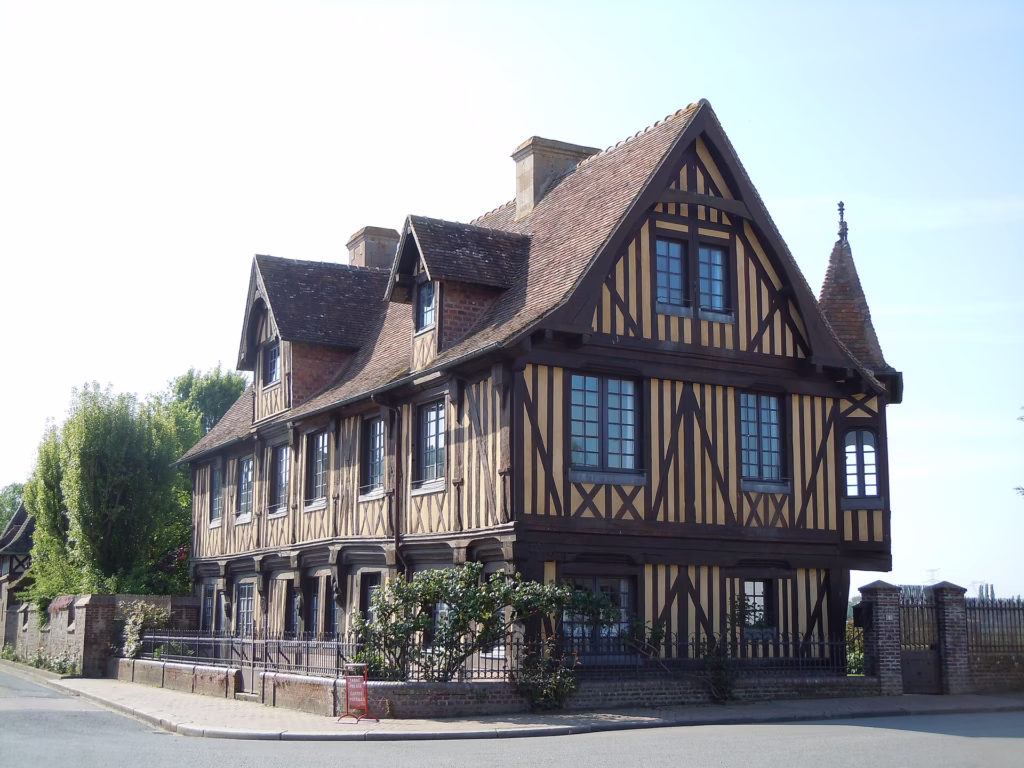 Le manoir à pans de bois de Beuvron-en-Auge