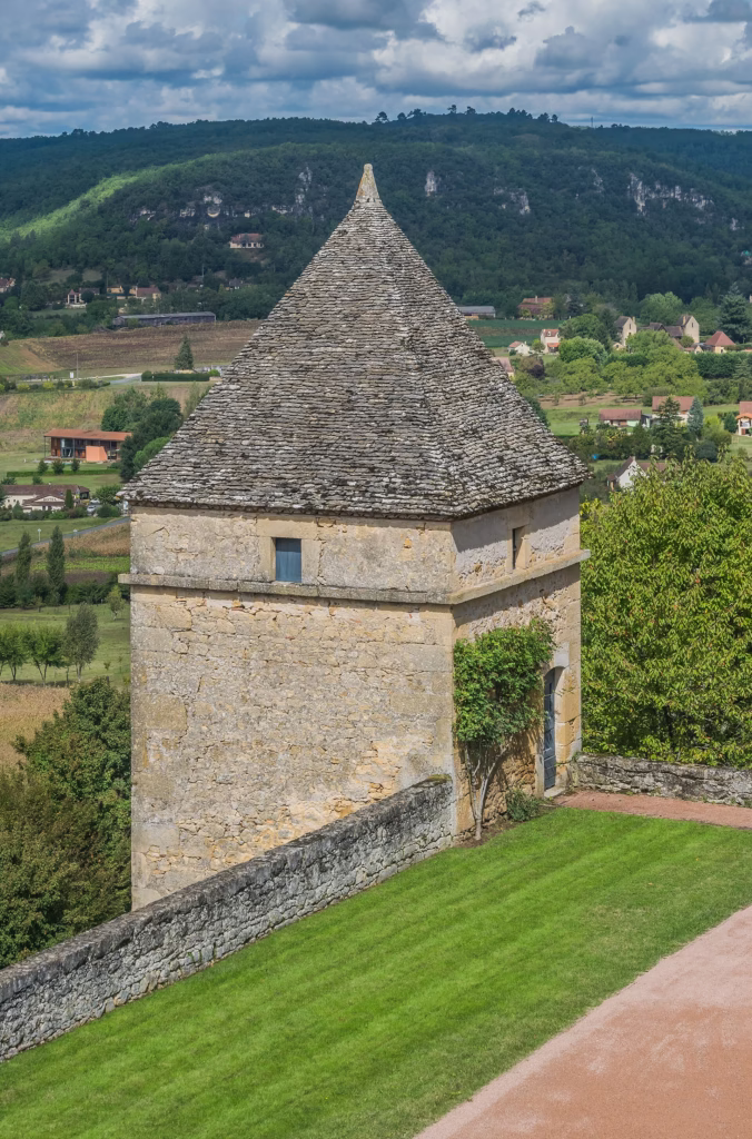 La vue sur la vallée de la Dordogne depuis Marqueyssac
