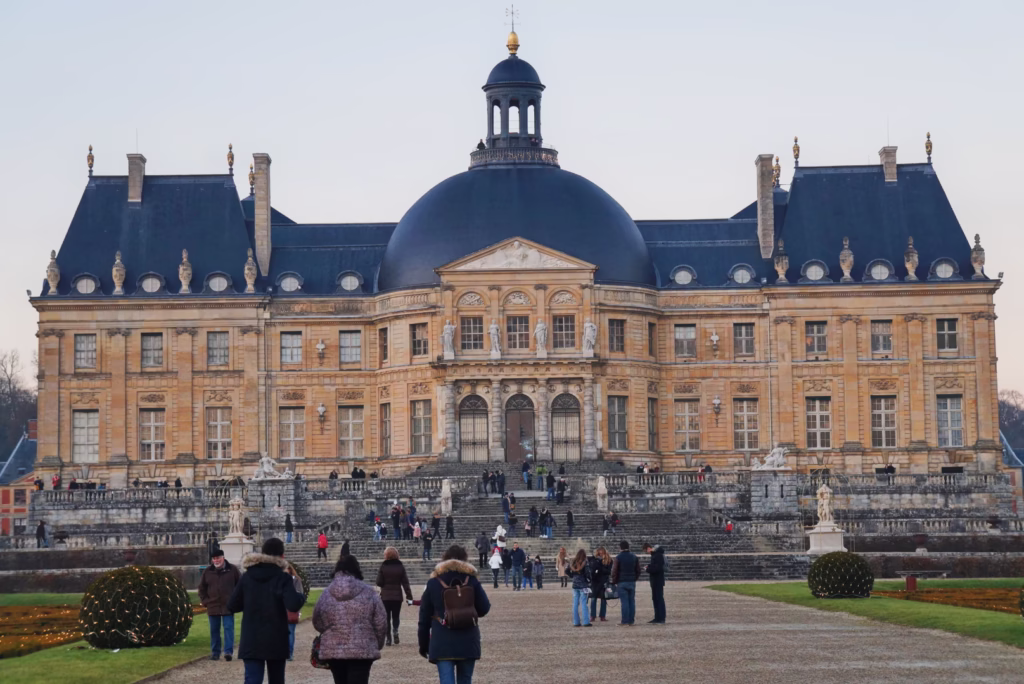 Les parterres à la française de Vaux-le-Vicomte