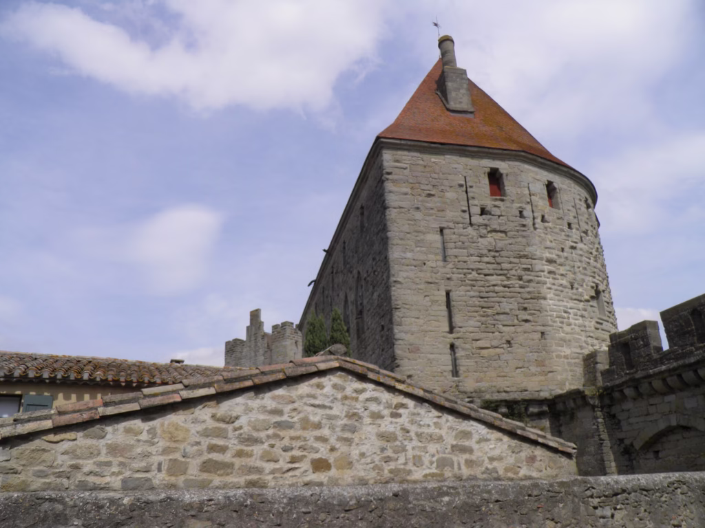 La porte Narbonnaise de la cité de Carcassonne