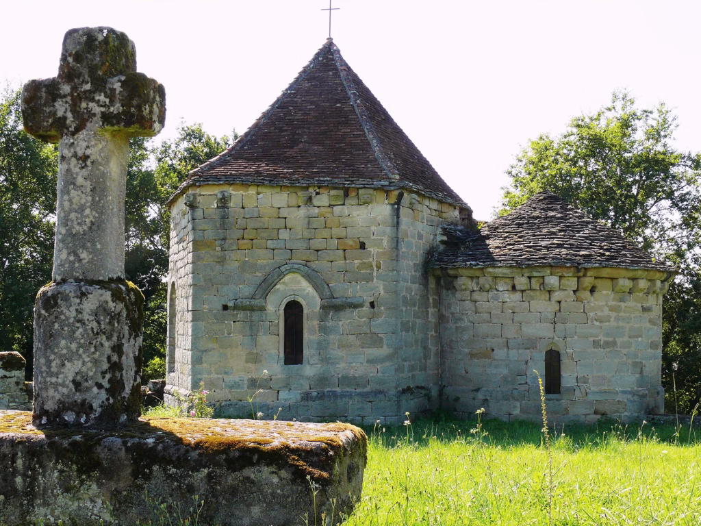 L’église romane Saint-Hilaire de la Combe, à Curemonte