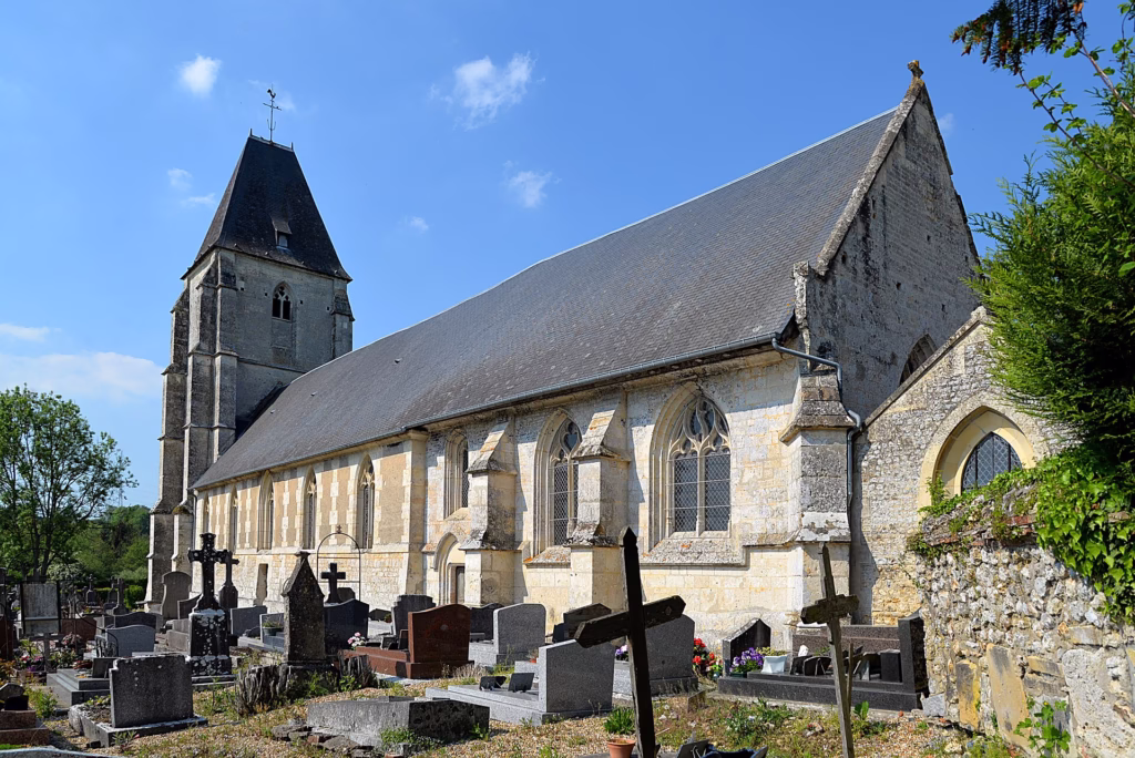 L’église Notre-Dame de Blangy-le-Château, vue du sud-est