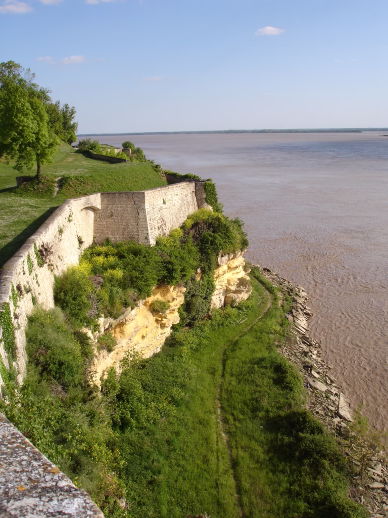L’estuaire de la Gironde vu depuis la citadelle de Blaye