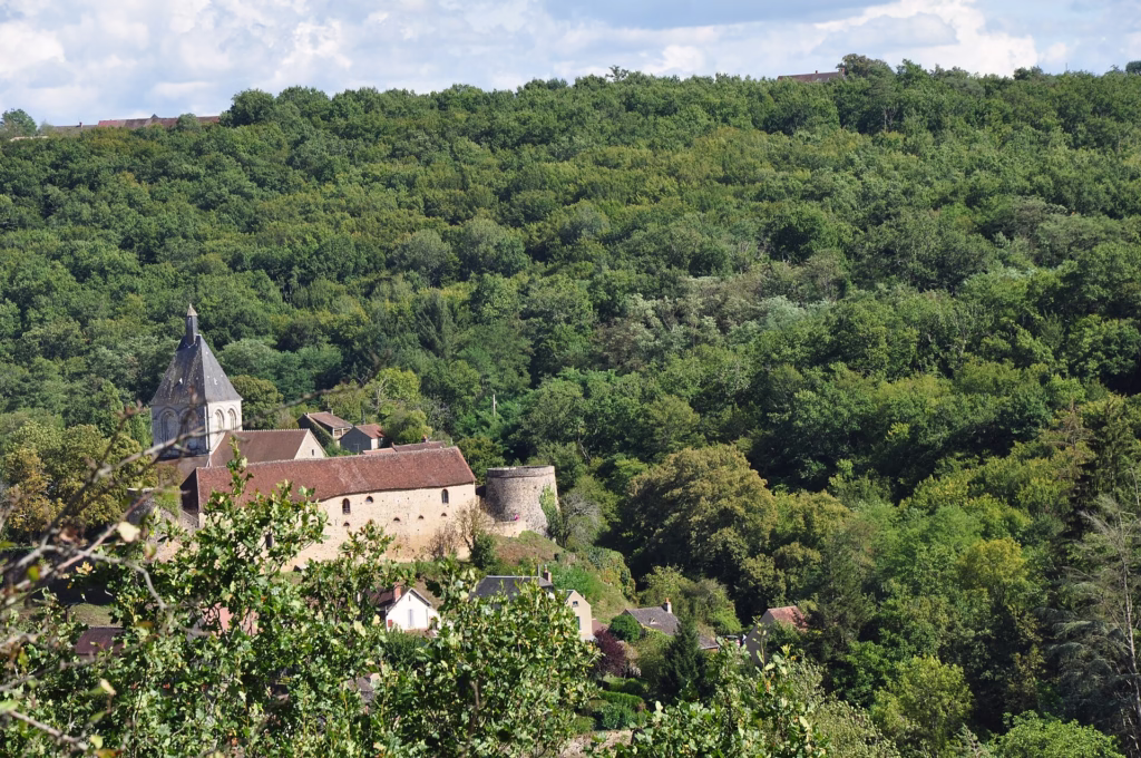 Vue générale du village de Gargilesse-Dampierre