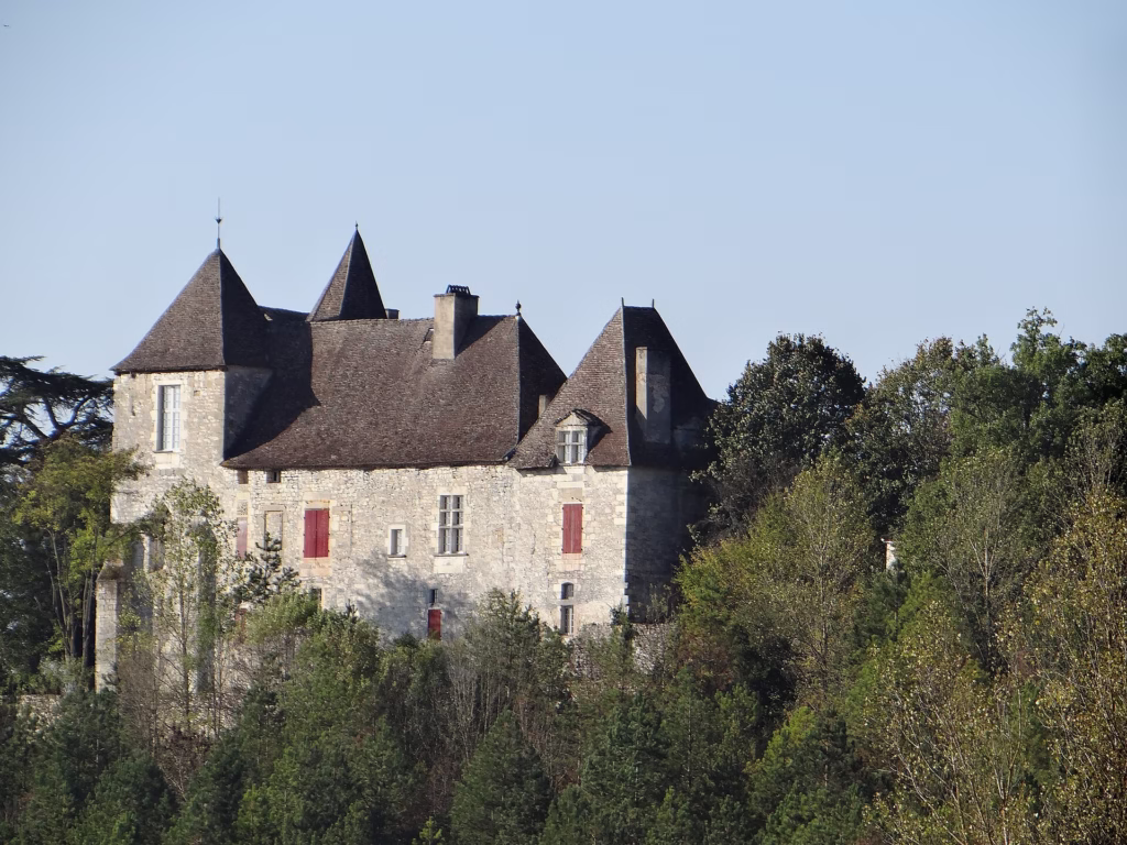 Le château de Roquefère, près de Monflanquin