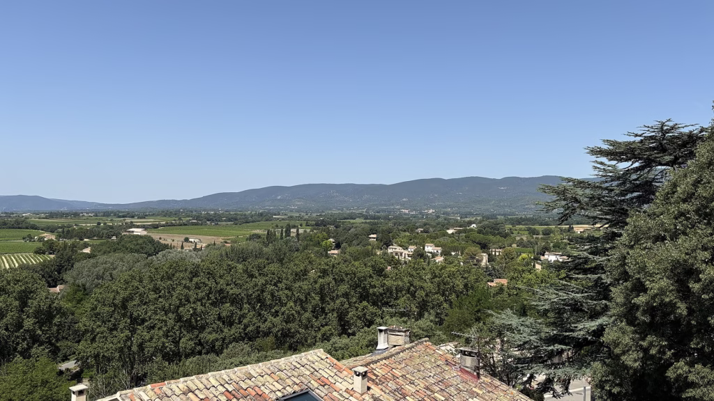 Panorama sur le pays d'Aigues depuis Ansouis