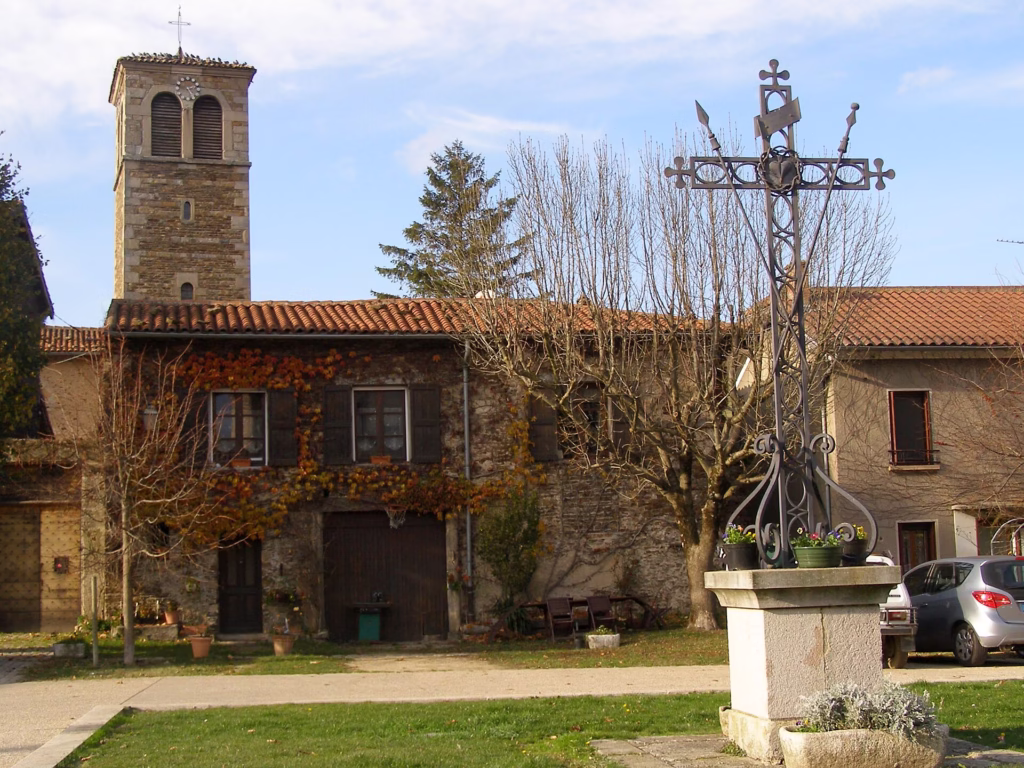 Ruelle et maisons de Sainte-Croix-en-Jarez