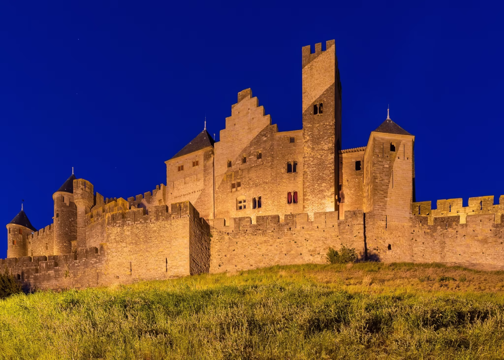 La double enceinte de la cité de Carcassonne