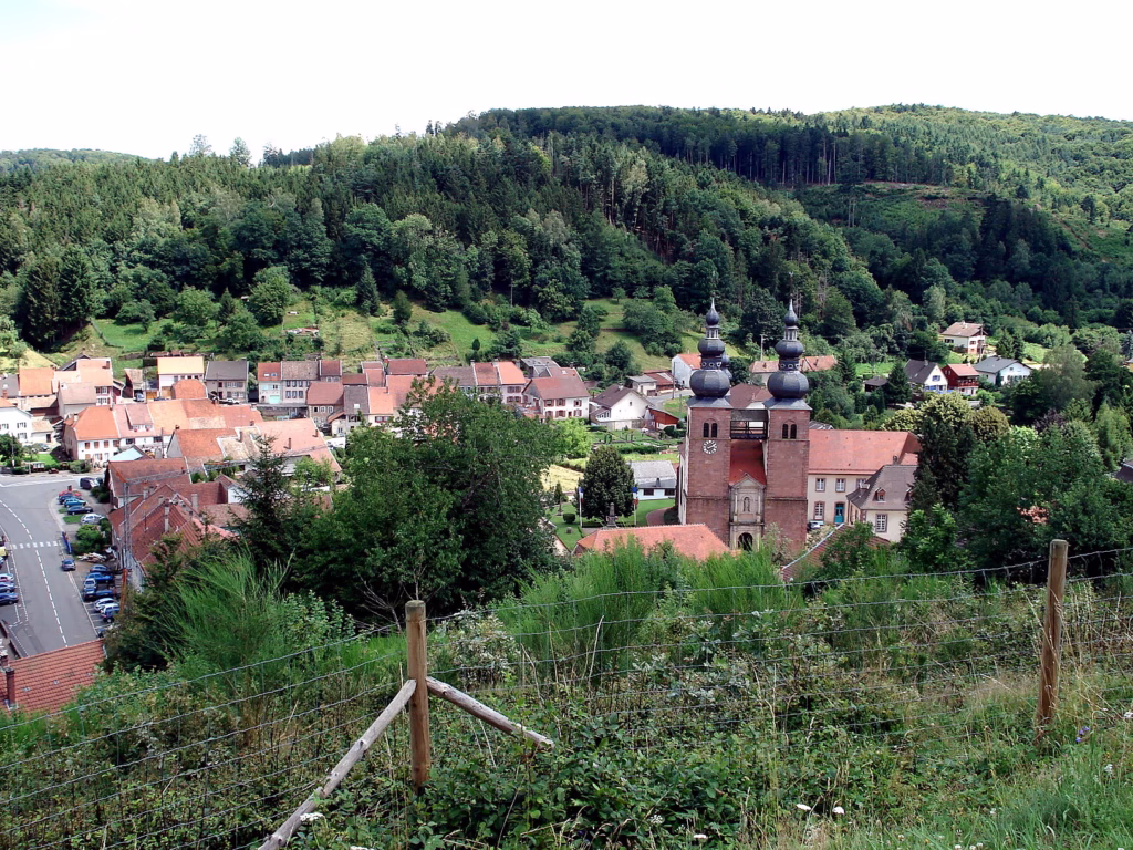 Vue générale du village de Saint-Quirin