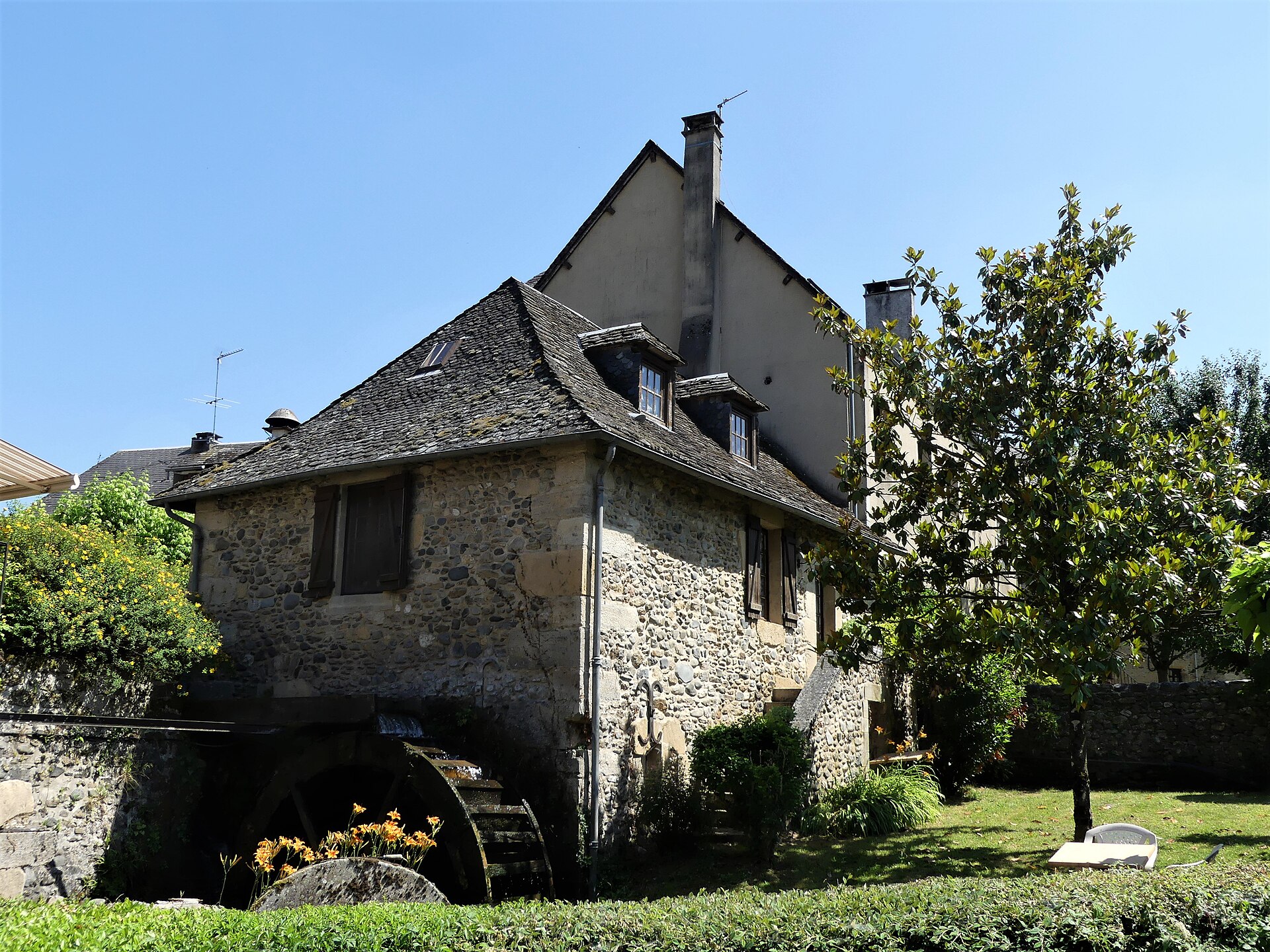 Le moulin du XVIIe siècle à Sainte-Eulalie-d’Olt