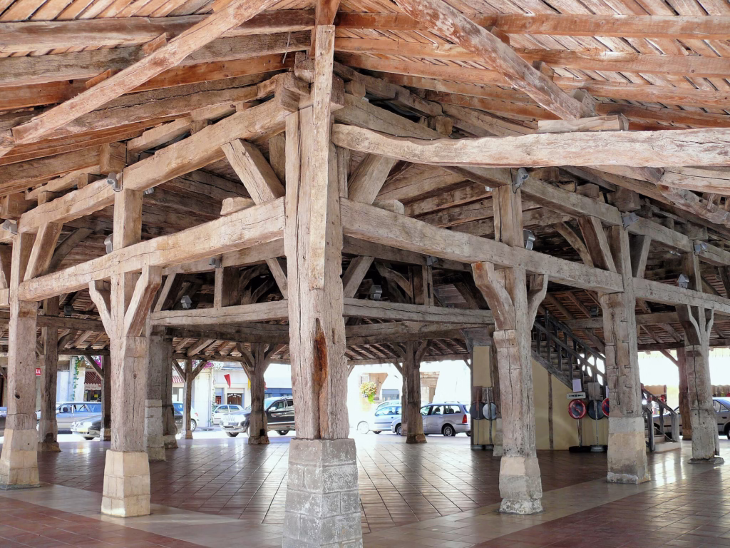La halle médiévale de Villeréal