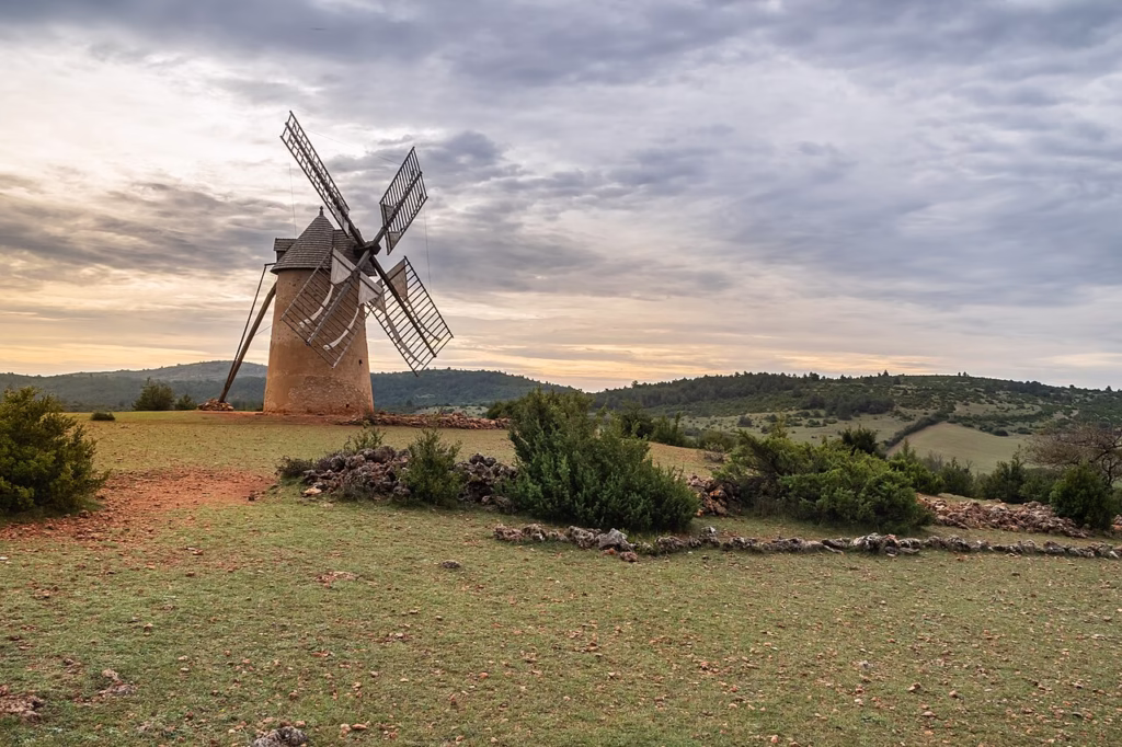 Le moulin de Redounel à La Couvertoirade