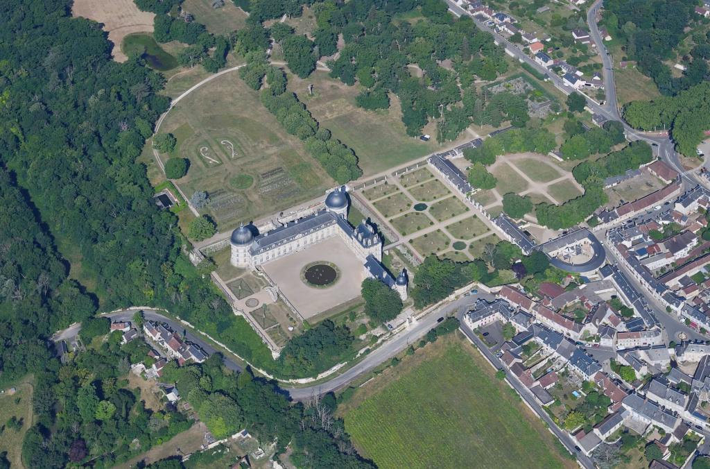 Le château de Valençay vu de l’est