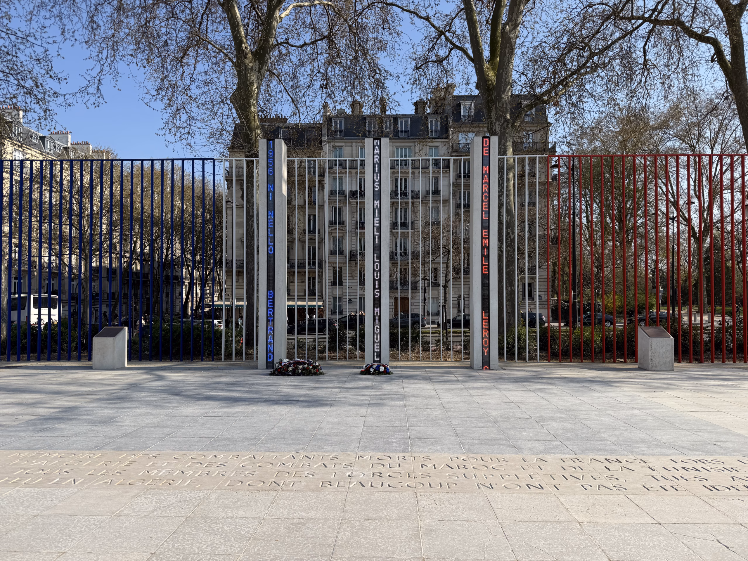 Le mémorial national guerre d’Algérie, Paris